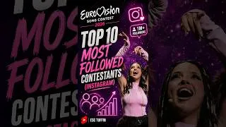 Thumbnail: Eurovision 2026 - Top 10 MOST FOLLOWED Contestants (Instagram)  #eurovision #eurovision2026 #esc