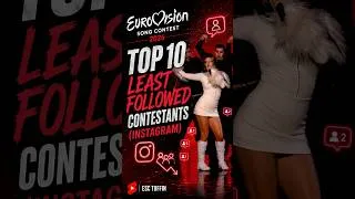 Thumbnail: Eurovision 2026 - Top 10 LEAST FOLLOWED Contestants (Instagram)  #eurovision #eurovision2026 #esc