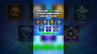 Thumbnail: What Does EVERY Rocket League Mobile Rank Look Like in 2026?