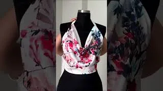 Thumbnail: This halter top hack is genius 🤯 #diy #fashionhacks #styling