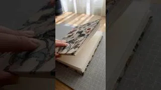 Thumbnail: My first handmade sketchbook🍀✂️🪡 asmr