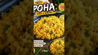 Thumbnail: Soft & Fluffy Poha Recipe 😋Breakfast Made Easy Healthy&Tasty Poha आज नाश्ते में बनाएं गरमा-गरम पोहा