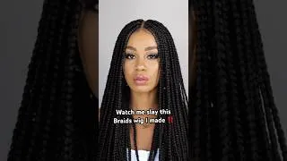 Thumbnail: 🔥KNOTLESS BOXBRAID WIG! #protectivestyle #boxbraids #braids #crochet #fyp #trending #1m #tupo1