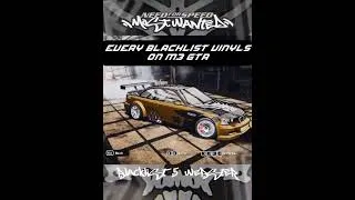 Thumbnail: Every Blacklist Vinyls on M3 GTR 🔥