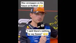 Thumbnail: Max Verstappen On His RedBull Future in 2027 #formula1 #maxverstappen #redbull #spa