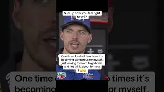 Thumbnail: Max Verstappen post Silverstone crash interview not happy at all 😬😬 #silverstone #maxverstappen