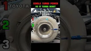 Thumbnail: Ranking Single Turbo vs 17 Turbo Power |🥶💥 #turbo #shorts
