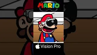 Thumbnail: Mario Buying Apple Vision Pro  ! #shorts #mario  #apple