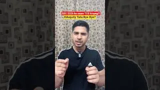Thumbnail: Eduquity Tata bye bye? kya TCS SSC 2026 ke exam krayegi • NTA ne eduquity ki class lga di🤩 #ssc