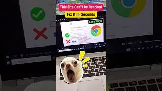 Thumbnail: How to Fix "This Site Can't Be Reached" in Chrome (5 Seconds) ⚡