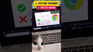 Thumbnail: This Site Can't Be Reached Google Chrome? Fix It in 30 Seconds! ⚡