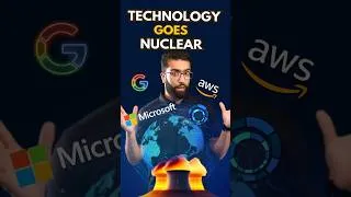 Thumbnail: Technology goes nuclear #shorts #nuclearenergy #techgiants