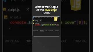Thumbnail: #4 Find the OUTPUT of JavaScript Code in 20 Seconds #shorts #javascript