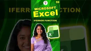 Thumbnail: IFERROR in Excel #excel #exceltips #exceltips #excelformula