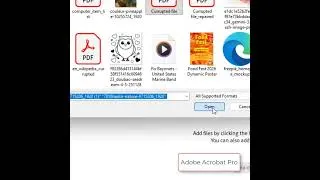 Thumbnail: Combining PDF using Adobe Acrobat Pro