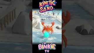 Thumbnail: 🦄🐋 N Is for Narwhal Learn Animals with Kinetic Sand Bowling Ball Ice Smash | Binkie TV