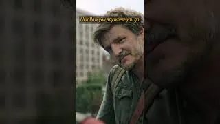 Thumbnail: Who doesn't love giraffes?! #thelastofus #giraffe #pedropascal #bellaramsey