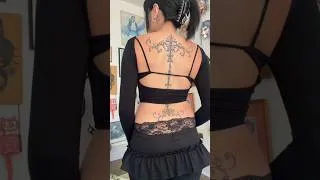 Thumbnail: i got a BACK TATTOO😖🖤✨