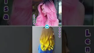 Thumbnail: Lisa or Lena 💛Yellow vs Pink 💝 Kawaii Girl #cute #lisa #lena #lisaorlena #viral #trending