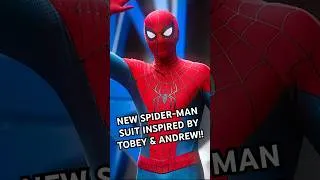 Thumbnail: Peter was inspired for his new suit 🥹✨ — #spiderman #spidermanbrandnewday #tomholland #shorts #mcu