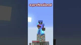 Thumbnail: A Professional Minecrafter #shorts