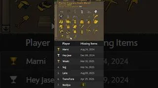 Thumbnail: I’m the 6th Person to get ALL Gilded Items from Clues #osrs #oldschoolrunescape