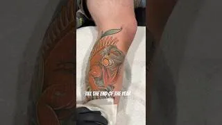 Thumbnail: Awesome Crimson Iguana Tattoo 🔥🔥