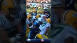 Thumbnail: Aaron Rodgers TD run and takes a late hit #aaronrodgers #touchdown #latehit #packers #titans #gbten