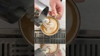 Thumbnail: POURING A SWAN in the middle of a coffee rush ☕🦢 #coffee #coffeelatteart