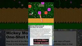 Thumbnail: U Can Beat Video Games - Mickey Mousecapade - One-Shot the Snake