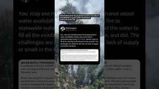 Thumbnail: Misinformation on LADWP water availability for fighting California / Los Angeles wildfires & winds
