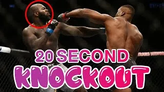 Thumbnail: Francis ngannou vs Jairzinho Rozenstruik - 20 Second Knockout - ufc 249