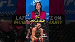 Thumbnail: Conor McGregor suffered a right-knee internal injury, per Megan Olivi #ufc329