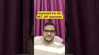 Thumbnail: Important For All UGC NET JRF Aspirants #shorts #ugcnet #ugcnet2026 #ntanet #ugcnetpaper1 #nta #ugc