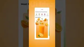 Thumbnail: juice animation app design in figma