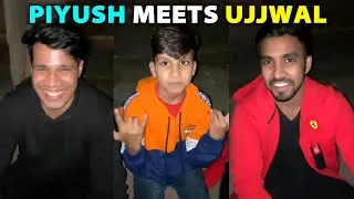 Thumbnail: PIYUSH JOSHI MEETS TECHNO GAMERZ | SOURAV JOSHI VLOGS | TECHNO GAMERZ #shorts