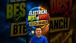 Thumbnail: Electrical Engineering Best or Worst BTech Branch in 2026 #shorts #btech #engineering