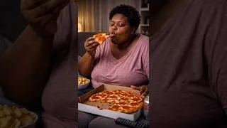 Thumbnail: The body is willing but the spirit is weak 😂 #eatfood #shorts #goviral