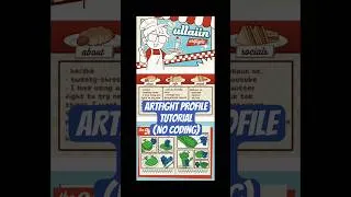 Thumbnail: Artfight profile tutorial! (NO CODING) #artfight #shorts