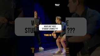 Thumbnail: What are these Students Names 🗓️ #comedy #improvisation #funny #sketch