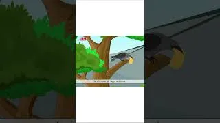 Thumbnail: The Fox and The Crow 🦊🐦‍⬛ - Hindi Moral Stories #junglekikahani #hindikahaniyan #moralkahaniyan