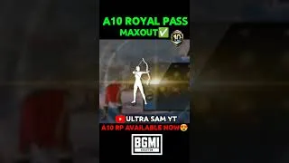 Thumbnail: BGMI A10 ROYAL PASS MAXOUT @ULTRASAM THANK YOU @BattlegroundsMobile_IN @kraftonindiaesports #bgmi