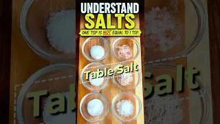 Thumbnail: Salt Types 101: Why Table salt? #shorts