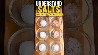 Thumbnail: Salt Types 101: How to pick the right one for any dish? #shorts