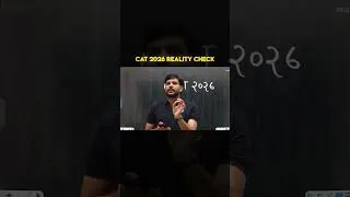 Thumbnail: CAT 2026 Reality Check