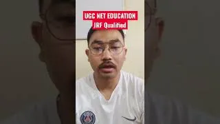 Thumbnail: UGC NET Education June 2026 JRF Qualified #shorts #ugcneteducation #ugcnet2026