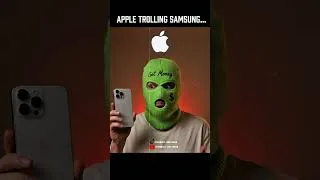 Thumbnail: Apple Trolling Samsung 💀 Meanwhile Samsung… #shorts #viralvideo
