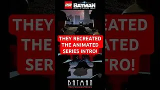 Thumbnail: NO WAY They remade the Batman Animated Series Intro in the NEW LEGO Batman game! 😂 #Batman #shorts