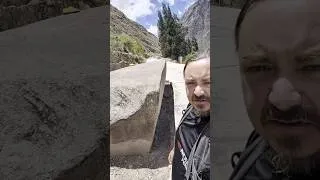 Thumbnail: MASSIVE granite stones left on the road to Ollantaytambo! #travel #megalithic #peru