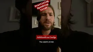 Thumbnail: The rebirth of Irish - Practising speaking Irish #gaeilge #irishlanguage #learnirish #shorts